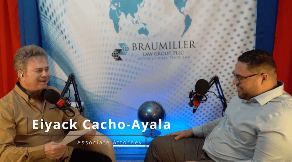 Associate Attorney Eiyack Cacho and Bob Brewer, BLG