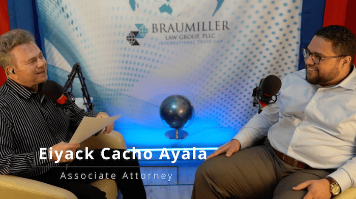 A customs attorney assisting businesses in navigating trade compliance.