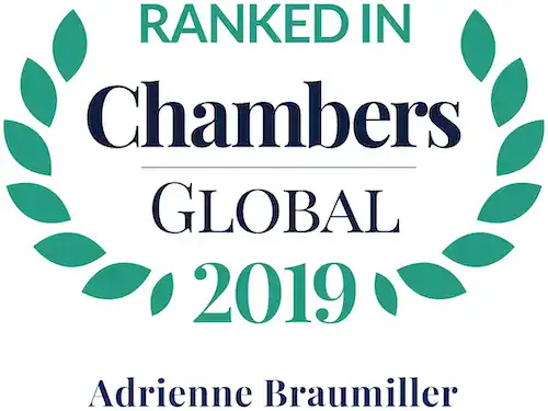 Braumiller Law Group recognized in 2019 Chambers Global rankings for legal excellence.