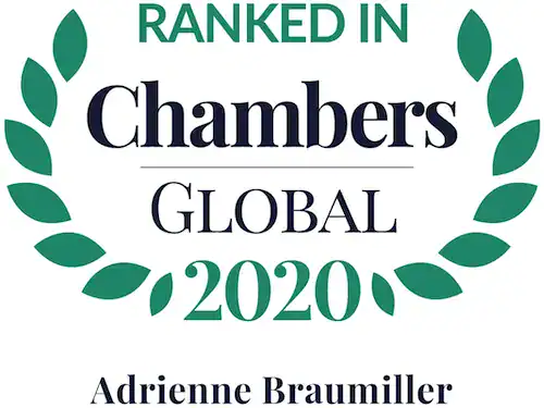 Braumiller Law Group recognized in Chambers Global 2020 for legal excellence.