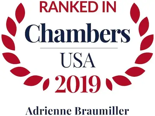 RANKED IN Chambers USA 2019 by Adrienne Braumiller.