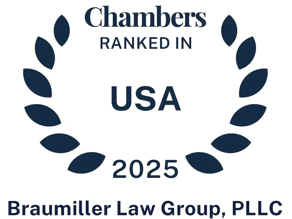 Braumiller Law Group, PLLC ranked in US Chambers 2025.