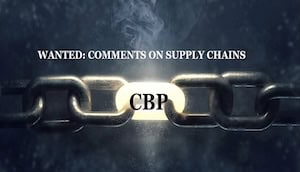 Chain with a keyhole symbolizing supply chain security and compliance.